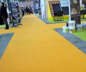 Yellow Exhibition Carpet