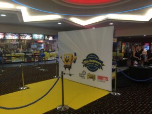 Yellow Carpet & Media Wall